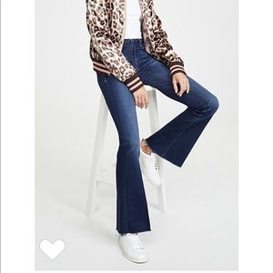 Mother Weekender Frayed Jeans 27